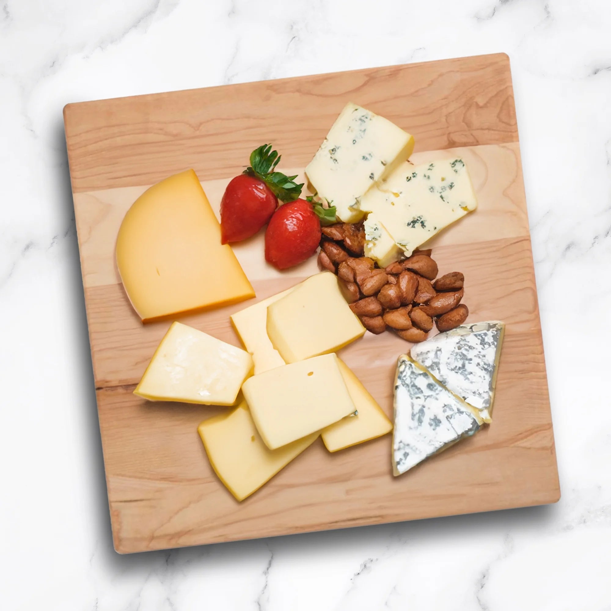 Small Maple Wood Cutting Board, 12" x 12" x 1.5" G57600