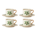 18 Oz Stoneware Coffee Mug Set B4652
