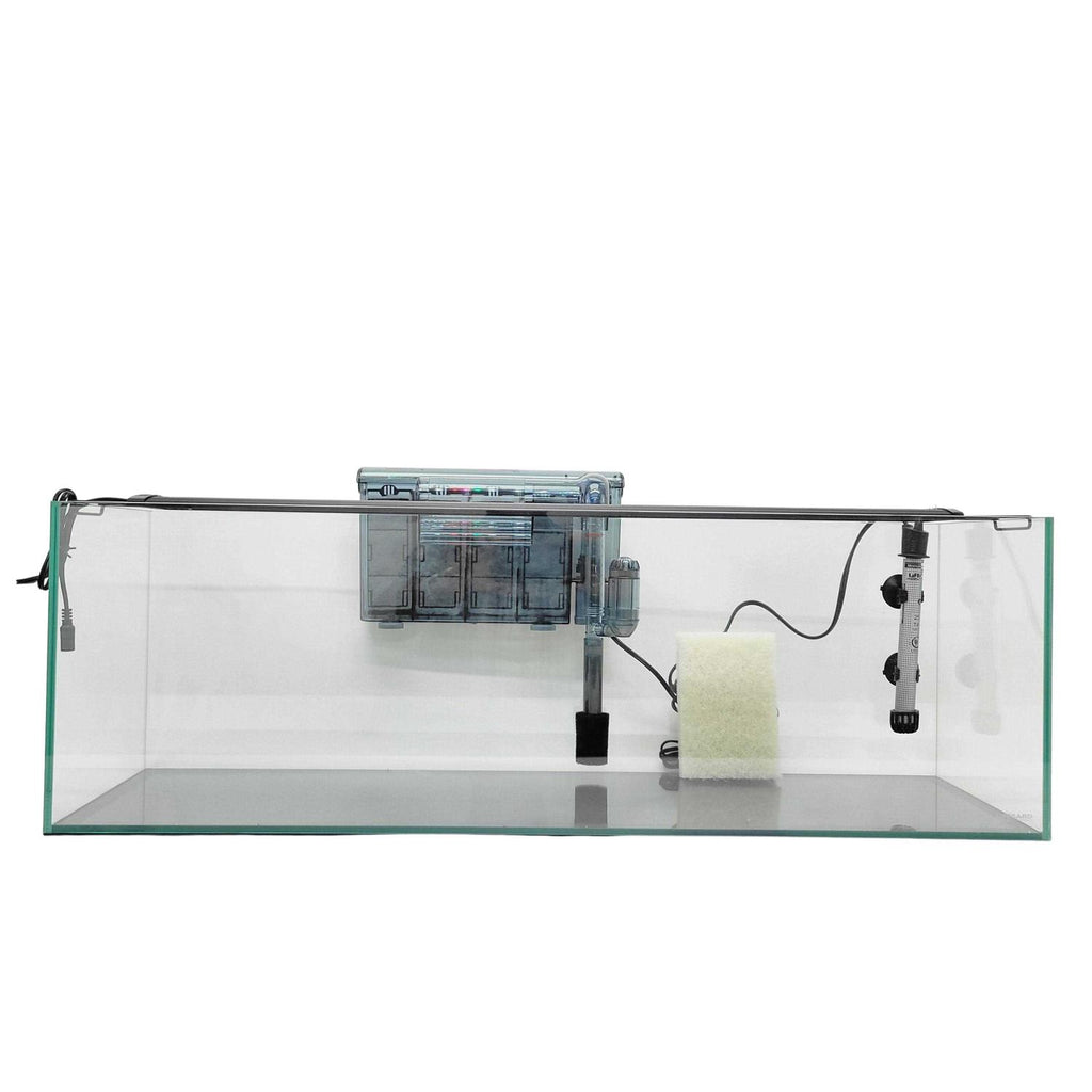 22 Gallon Clear Glass Bookshelf Aquarium F657126