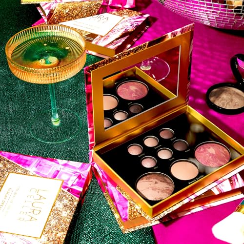 Full Size Baked Palette with Bronzer, Blush, Highlighter and 6 Eyeshadows F196