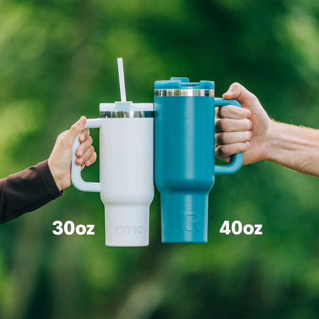40 OZ Ceramic Lined Tumbler with Straw T948