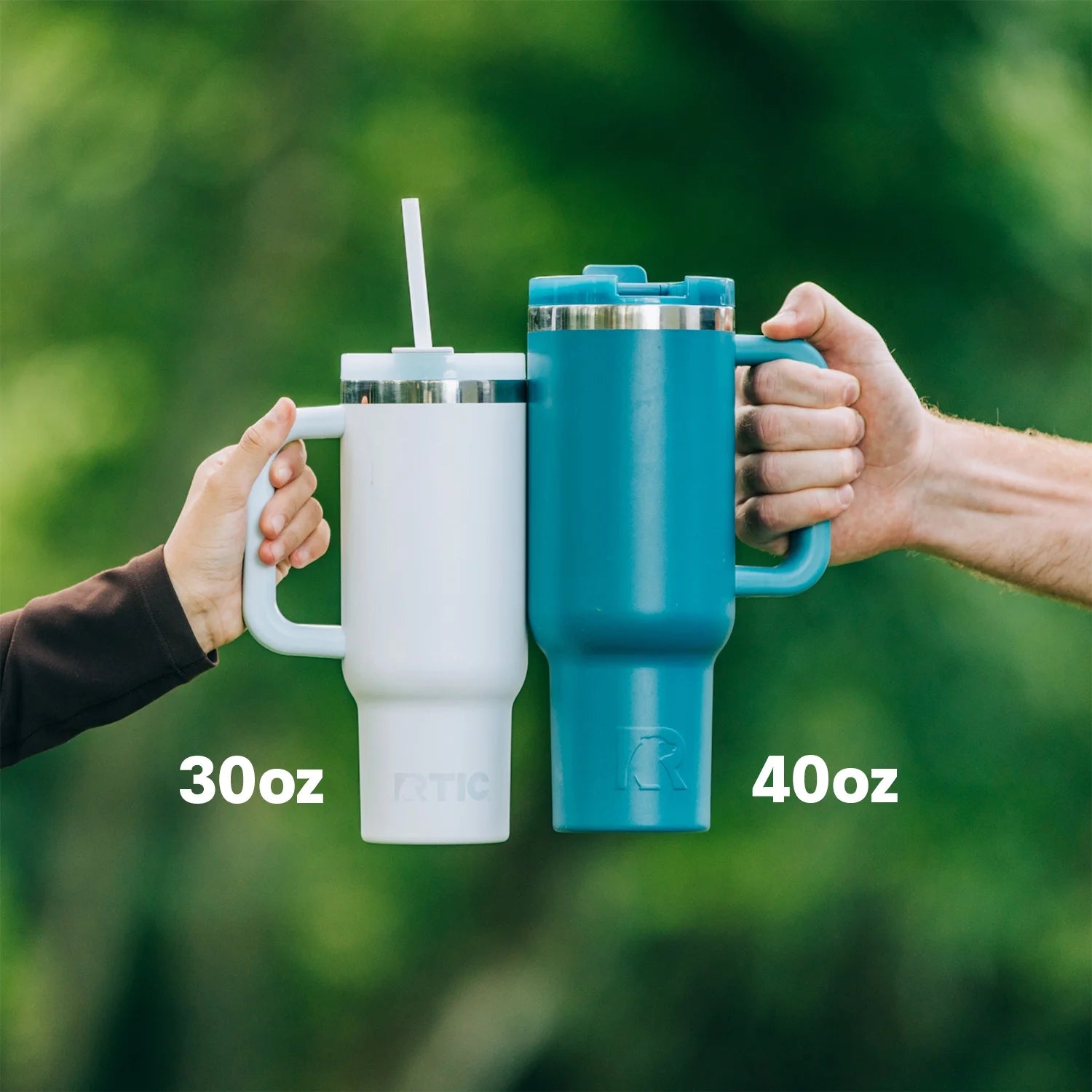 40 OZ Ceramic Lined Tumbler with Straw T948