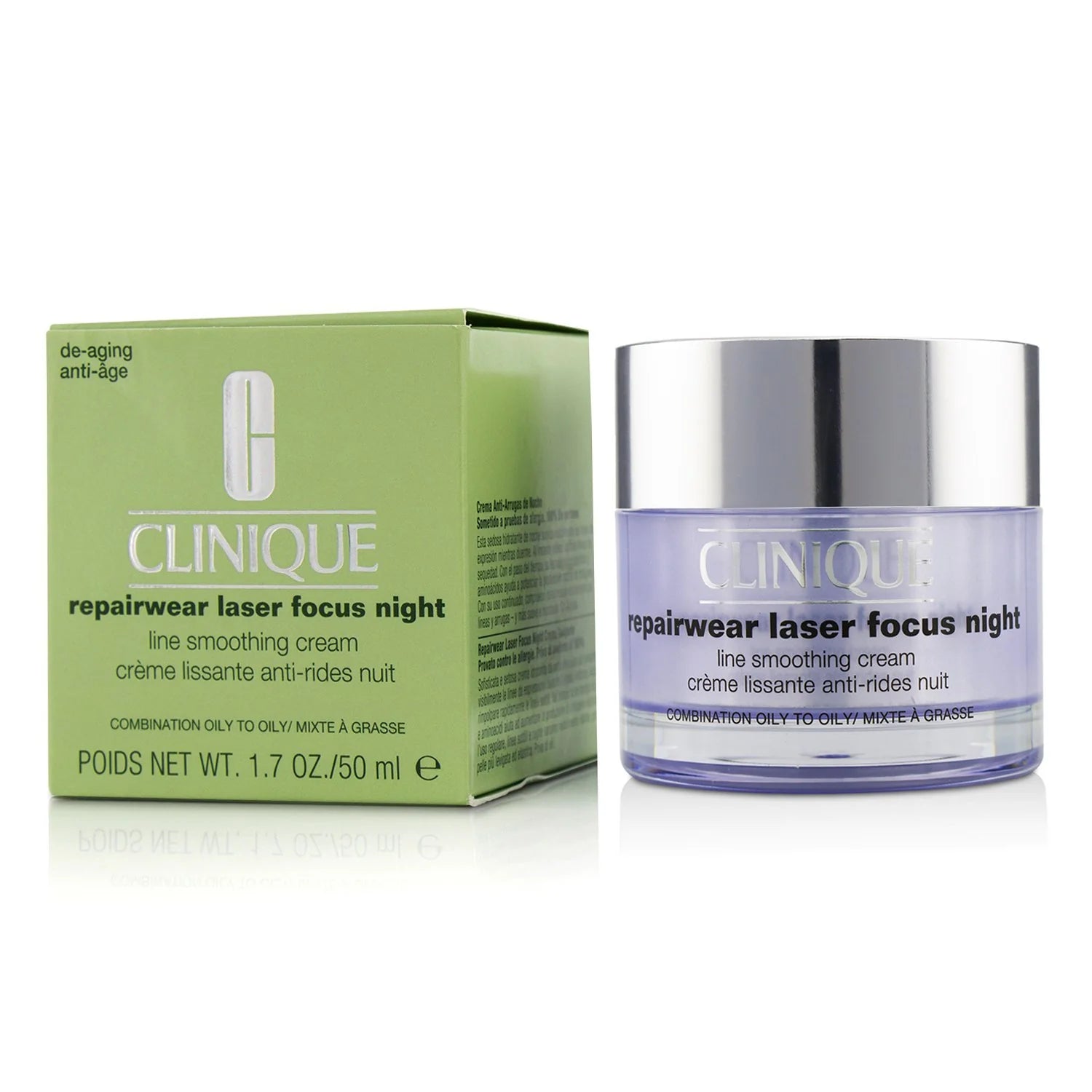 Combination Oily To Oily Night Line Smoothing Cream 50ml Q3948