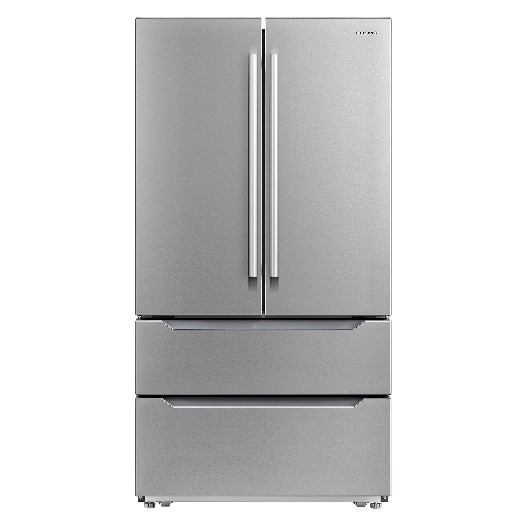 5 Piece Kitchen Appliance Package With 36" Electric Cooktop 30" Single Electric Wall Oven 24.4" Countertop Microwave French Door Refrigerator 24" Built-in Fully Integrated Dishwasher W157808