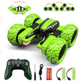 Green 4WD RC Stunt Car V36849