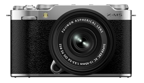 Silver Mirrorless Digital Camera with XC15-45mmF3.5-5.6 OIS PZ Lens Kit E34695