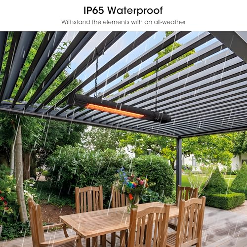 1500W Infrared Carbon Fiber Tube Wall-Mounted Ceiling Heater Y288