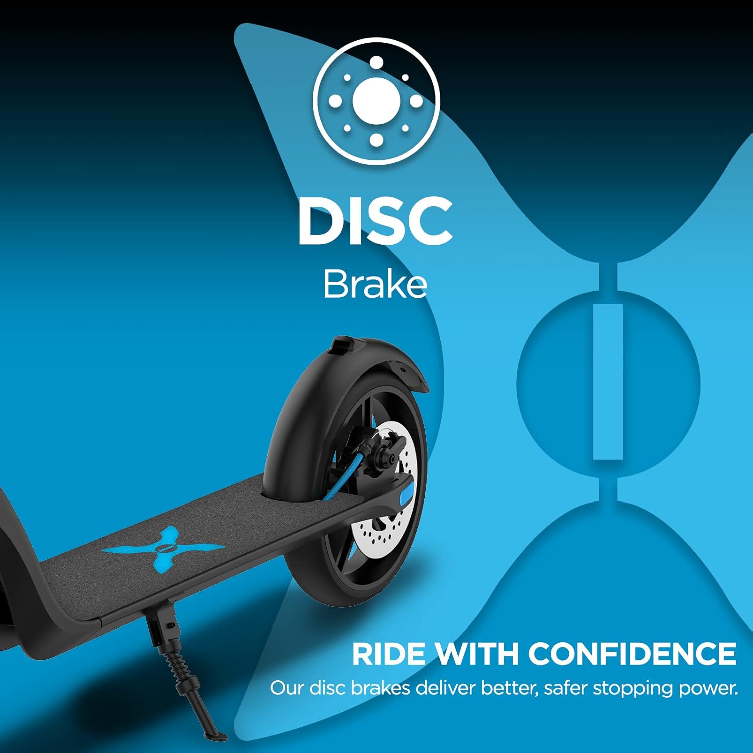 Electric Folding Scooter 18MPH 18 MI 264LBS LCD Display Air Tires B13576