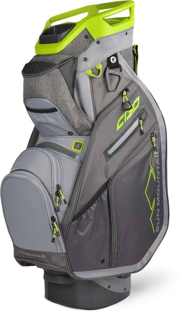 Black/Charcoal/White/Red Cart Bag W2766