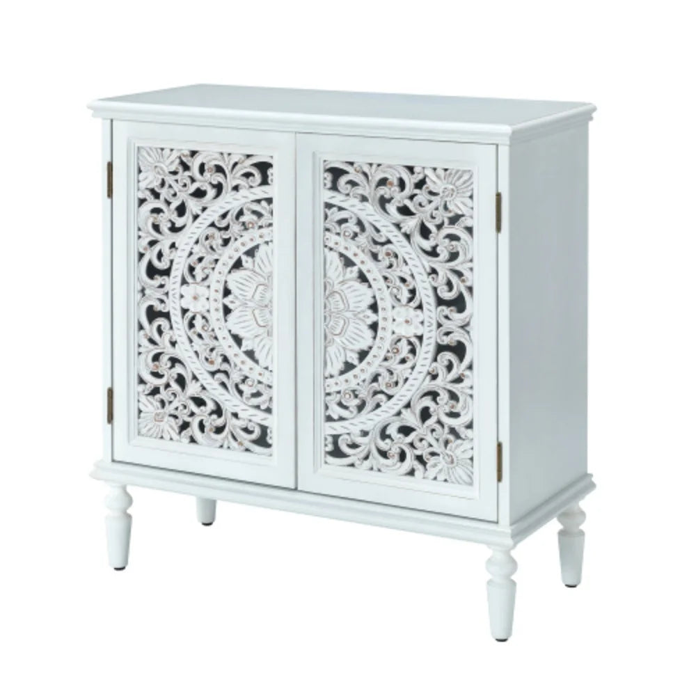 White 2-Door Accent Cabinet C69216