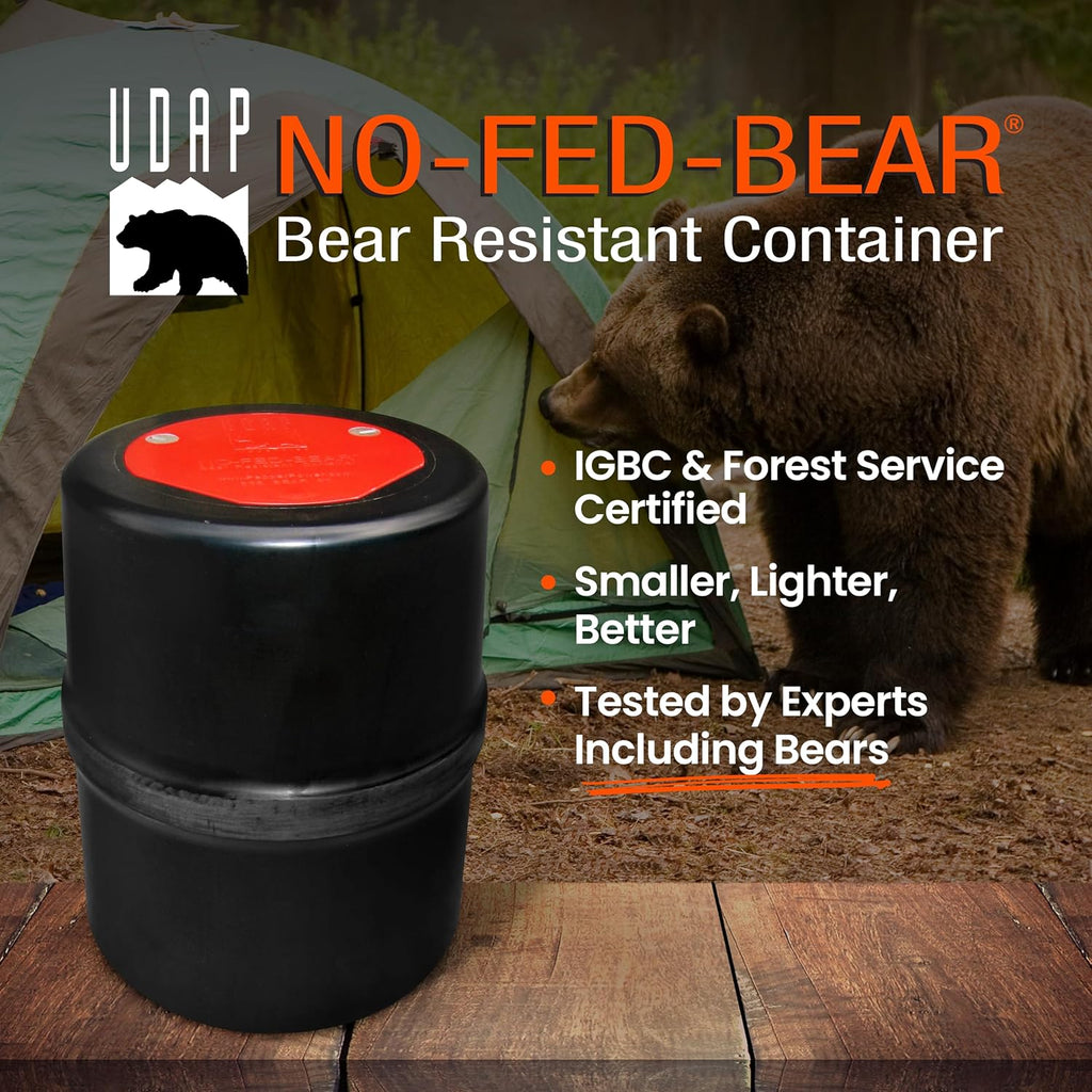 Bear Resistant Food Storage Container, 2 Gallons P26762