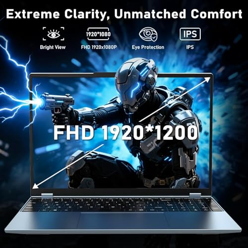 16 Inch Gaming Laptop, 32GB RAM 1TB SSD, Backlit Keyboard L11859
