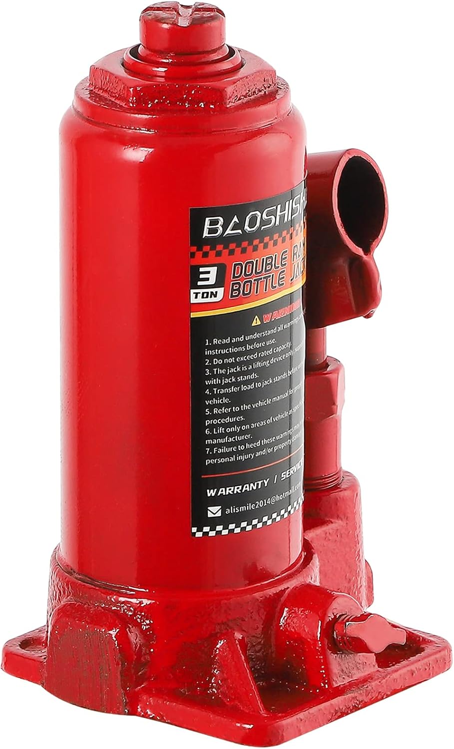 3 Ton Double Ram Bottle Jack with Carrying Case D149640