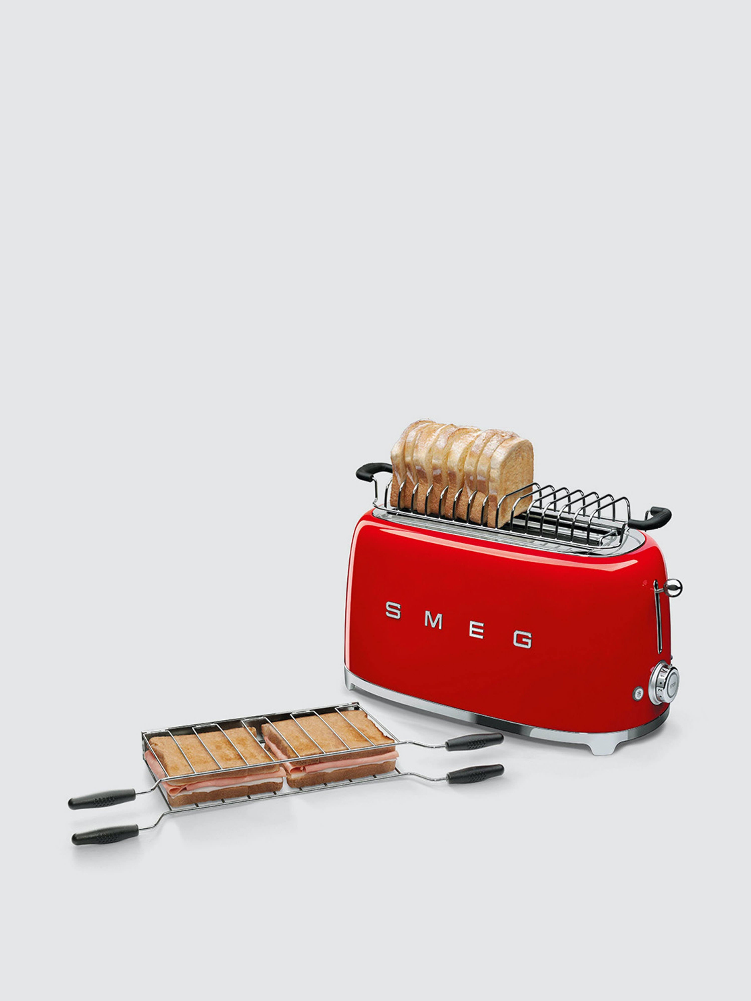 Red 4-Slice Toaster E2847
