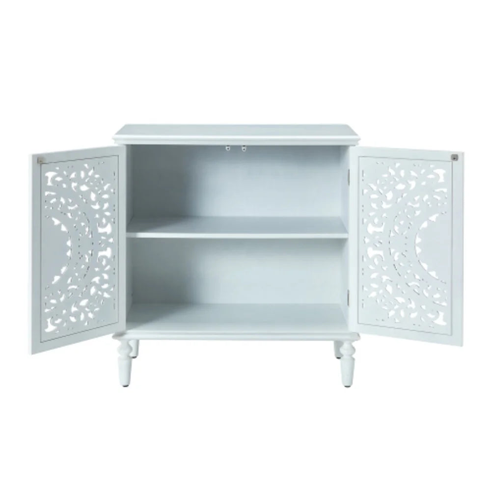 White 2-Door Accent Cabinet C69216