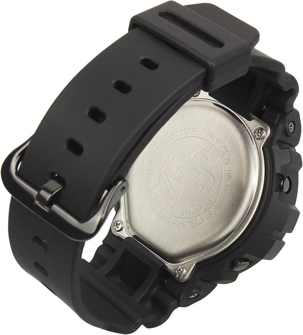 Black Resin Watch D386