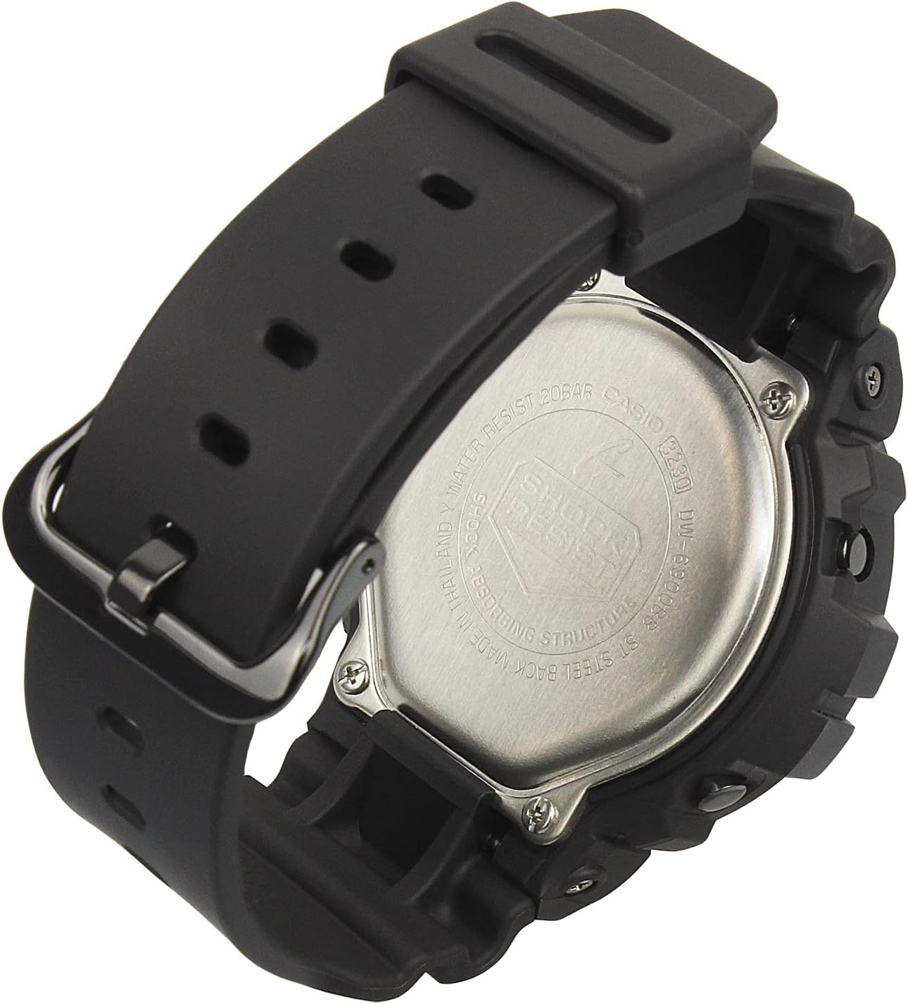 Black Resin Watch D386