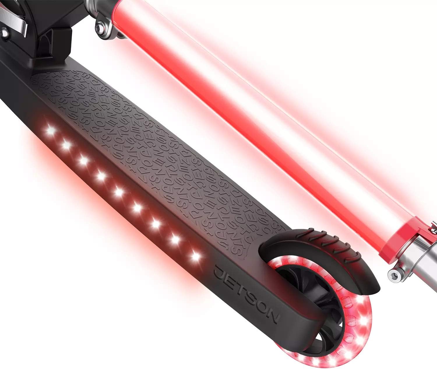Black 2 Wheel Light-Up Scooter U17015