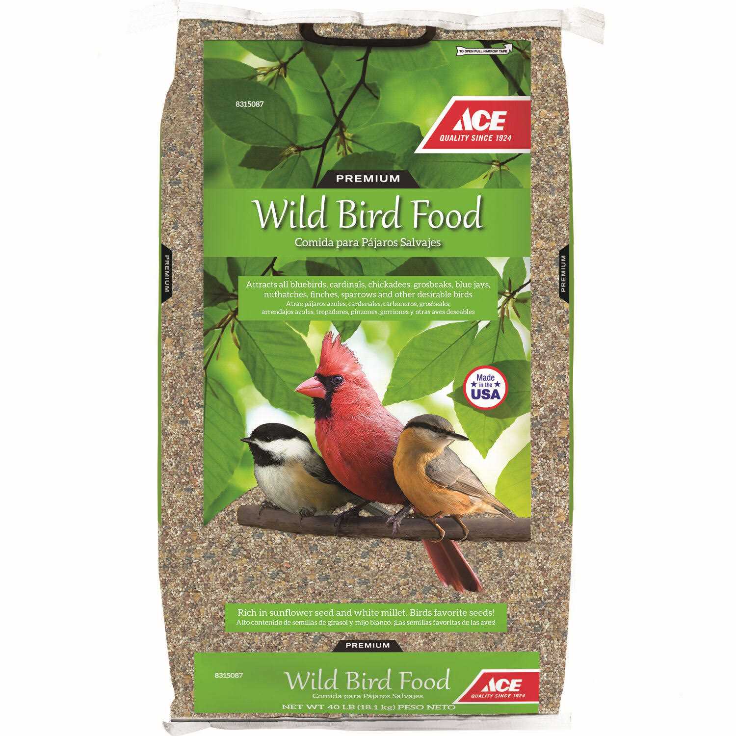 40lb Bird Food M744
