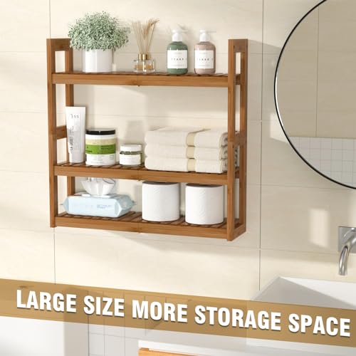 3 Tier Bamboo Bathroom Shelf U831