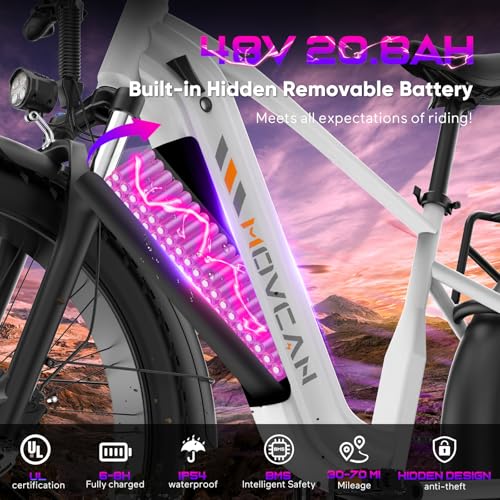 26" Fat Tire Electric Bike with 48V 20.8AH Battery H9469