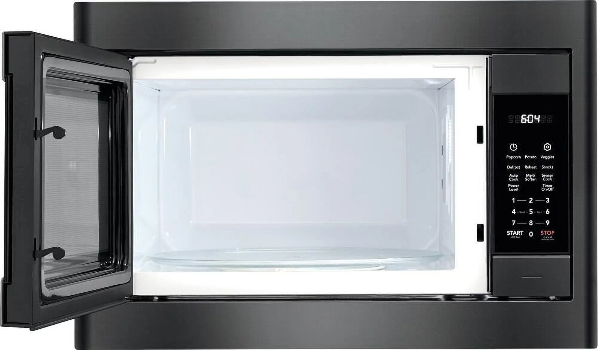 Black Stainless Steel Built-in Microwave with 2.2 cu. ft. Capacity H1323
