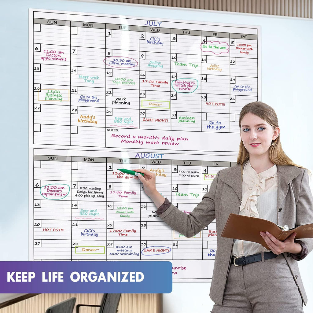 38" x 50" Laminated Wall Calendar K685025