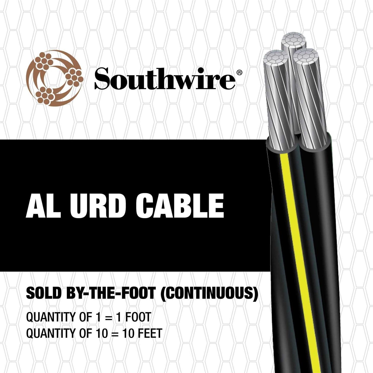 4/0-4/0-2/0 Aluminum URD Service Entrance Cable L889