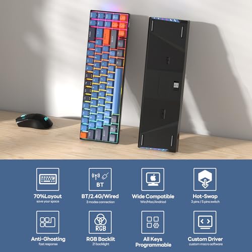 70% Layout Compact Hot Swappable Mechanical Keyboard S394