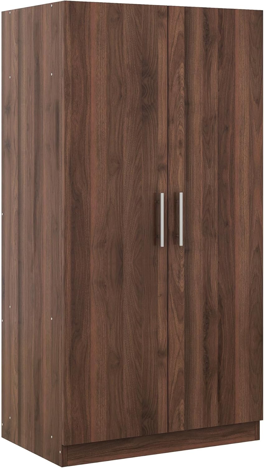 2-Door Wooden Wardrobe Armoire with 3 Storage Shelves R2876
