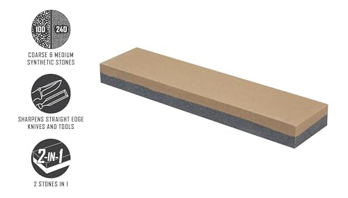 Grey 6" Fine, Medium, & Coarse Stones Sharpening System Q748734