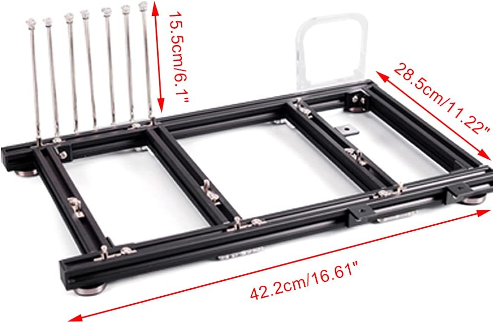 Open Bare Metal PC Motherboard Case Frame N198
