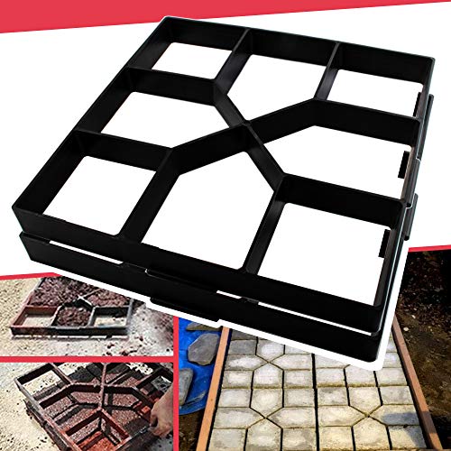 15.7"x15.7"x1.57" Reusable Concrete Path Maker Molds T7547