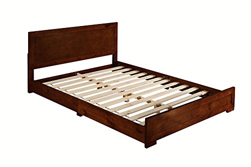 King Cherry Platform Bed Frame J664911