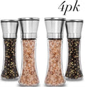 Stainless Steel Salt and Pepper Grinder Set, 4pk M917