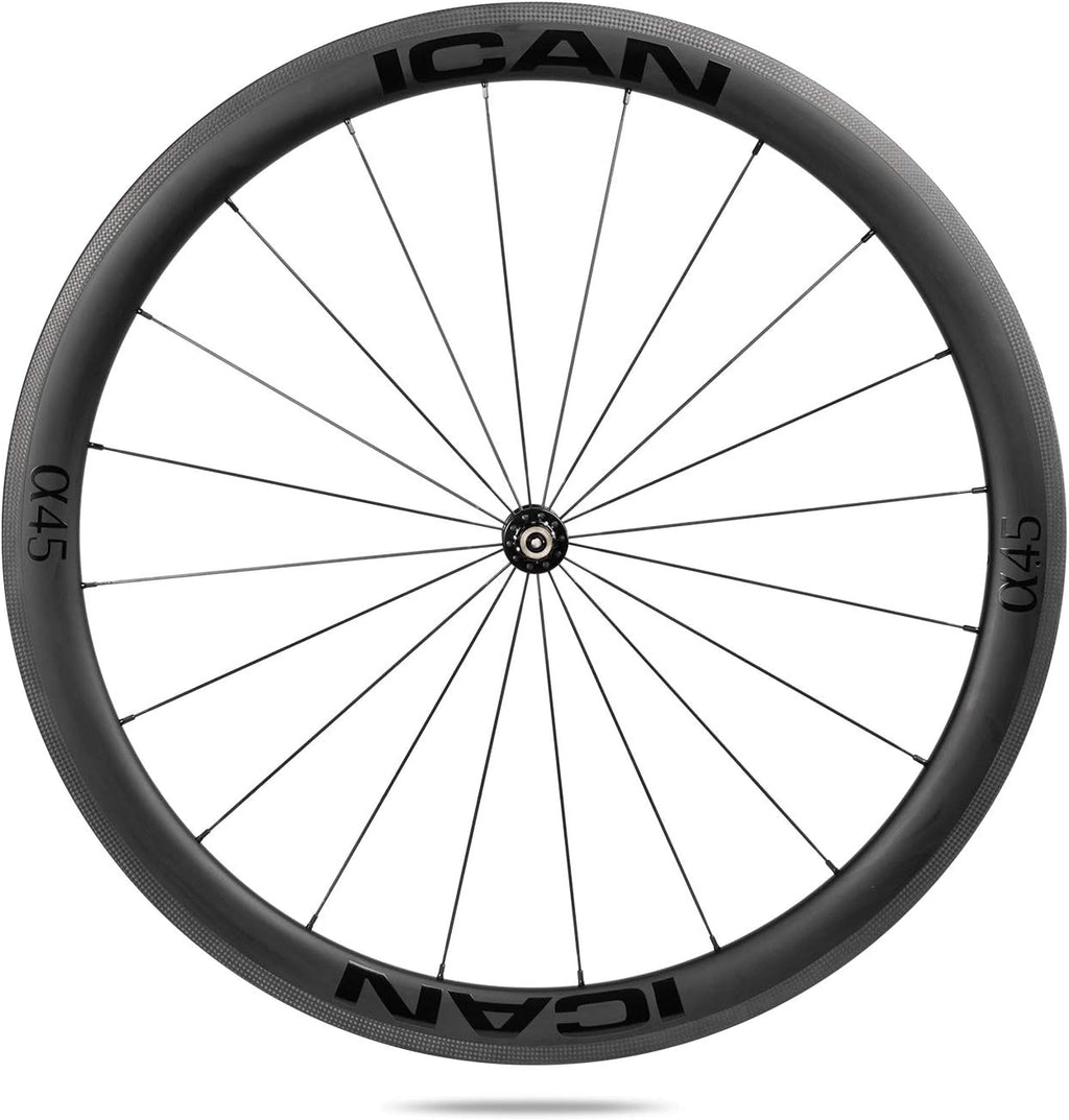 Carbon Road Bike Wheelset Clincher Tubeless Ready Rim Brake 700C 20/24 Holes X7461