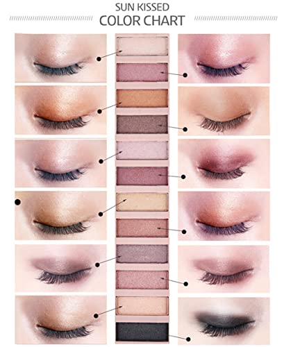 2 Pack 12 Colors Nude Matte Shimmer Eyeshadow Palette V40042