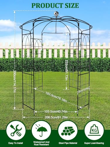 9.5FT Metal Garden Arch M978956