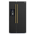 Stainless Steel 36 Inch Side-by-Side Refrigerator and Freezer with 20 Cubic Ft. Capacity D734