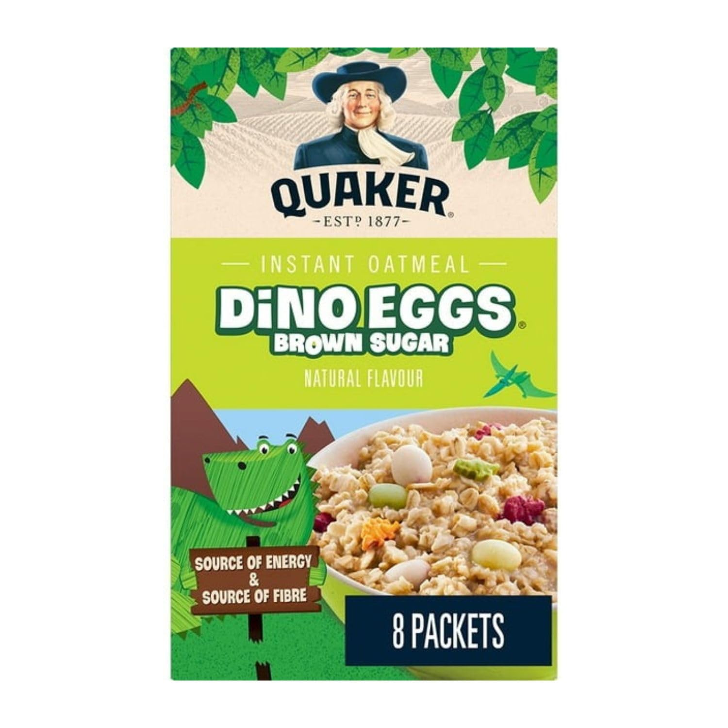 Dino Eggs Brown Sugar Instant Oatmeal, 10.7 oz (Pack of 2) K207