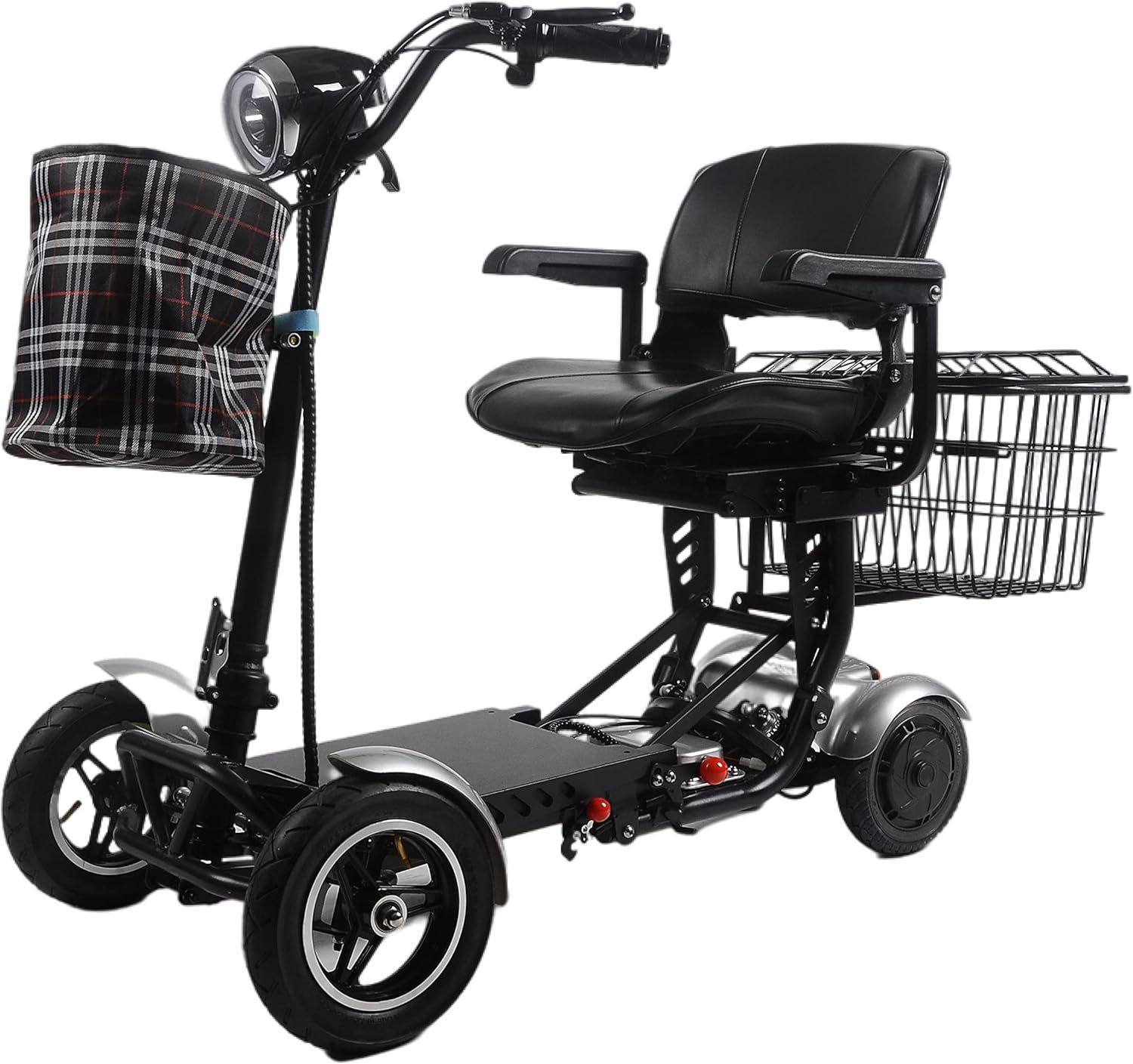 Foldable 4 Wheel Mobility Scooter with Long Range Battery 15.6AH P37086