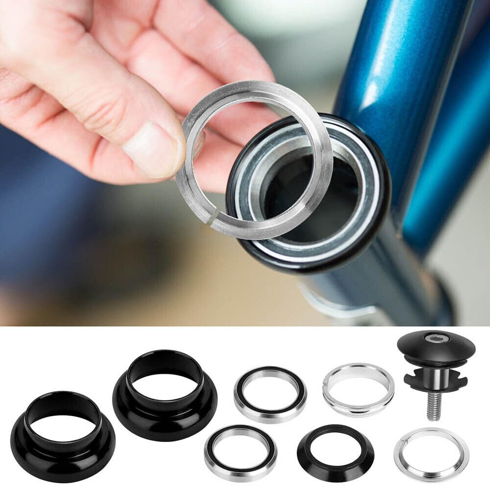 2PCS 34mm 1-1/8" Threadless Sealed External Bearing Headset Kits for Bicycle R110823