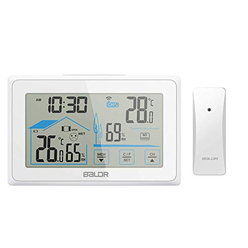 Wireless Indoor/Outdoor Thermometer Hygrometer with Touch Screen Digital Weather Station E97201