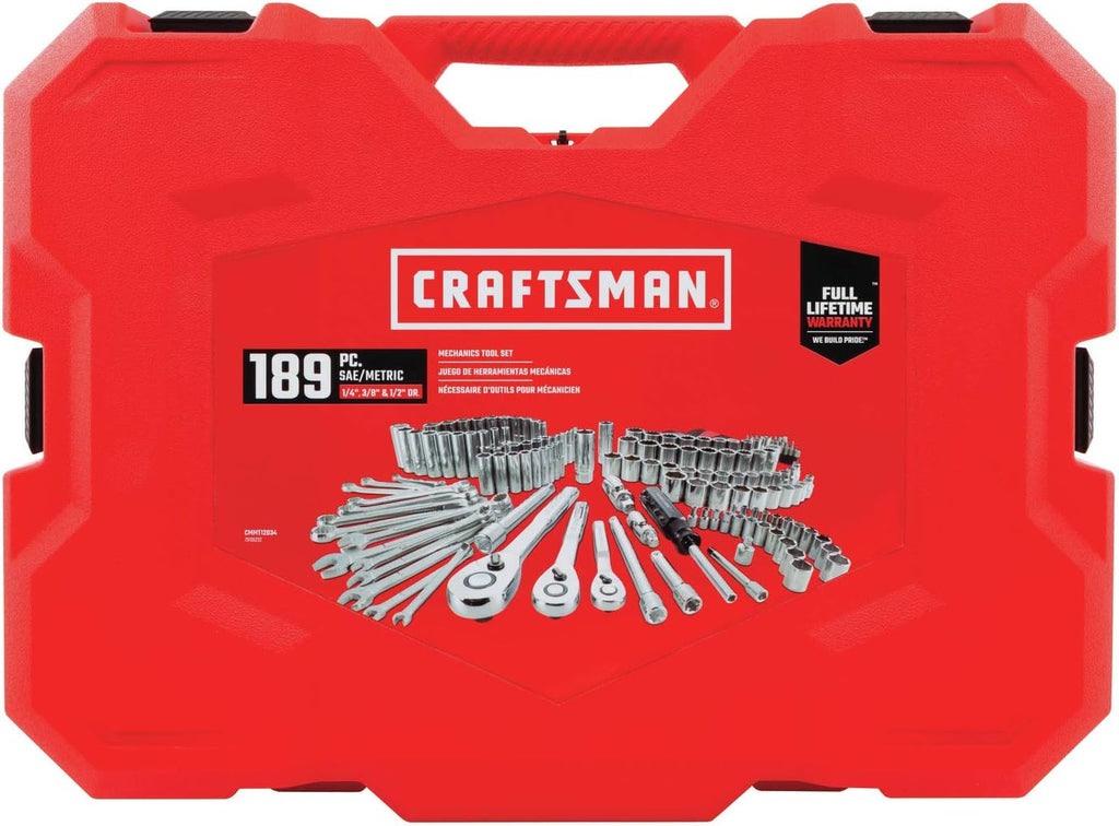 189-Piece SAE Metric Mechanics Tool Set G169