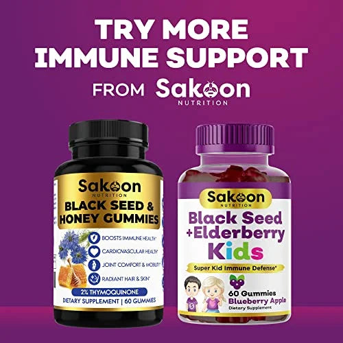 Black Seed Oil & Honey Gummies, 60 Gummies T35786