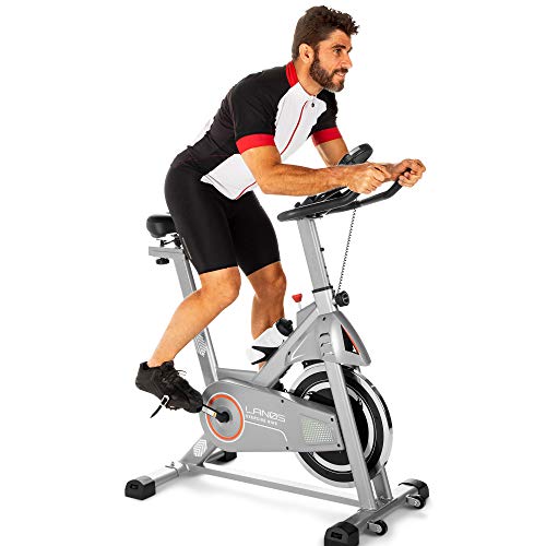 Stationary Exercise Bike with Seat Cushion and Silent Belt Drive M850