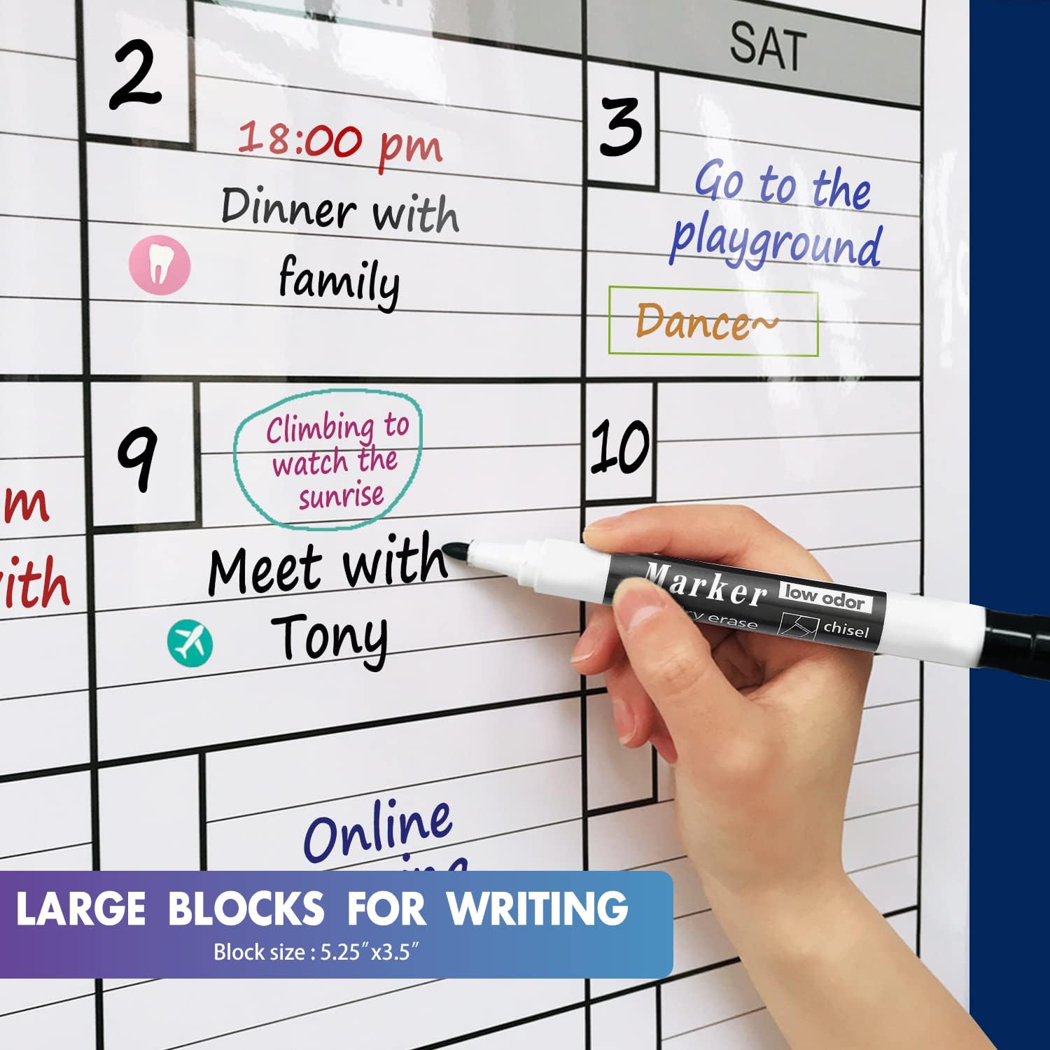 38" x 50" Laminated Wall Calendar K685025