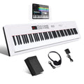 88 Key Full-Size Digital Piano Keyboard, Black G46970