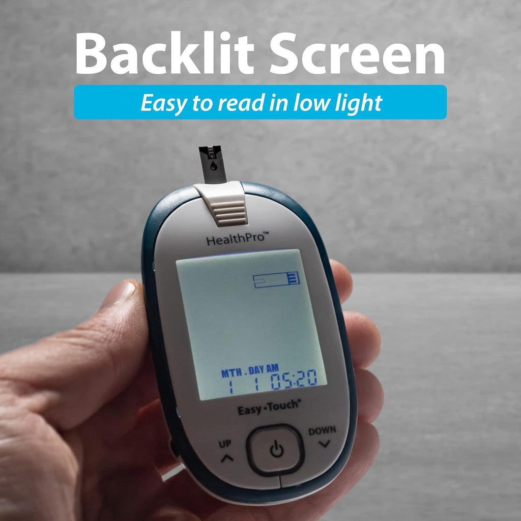 Glucose Monitoring Meter with Lancing Device & 10 Lancets R4251