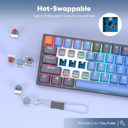 70% Layout Compact Hot Swappable Mechanical Keyboard S394